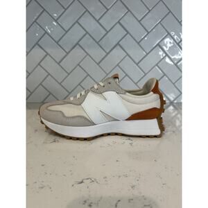 New Balance 327 Cream White Brown Women's Size 7 WS327RA New Authentic